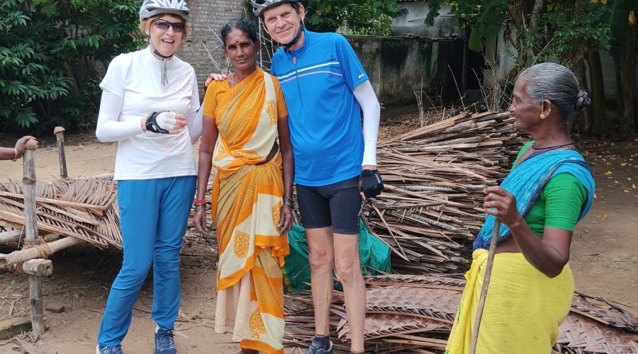 Coast to coast cycling tour Kumbakonam South India